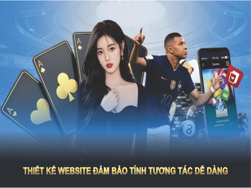 Thiết kế website đảm bảo tính tương tác dễ dàng 