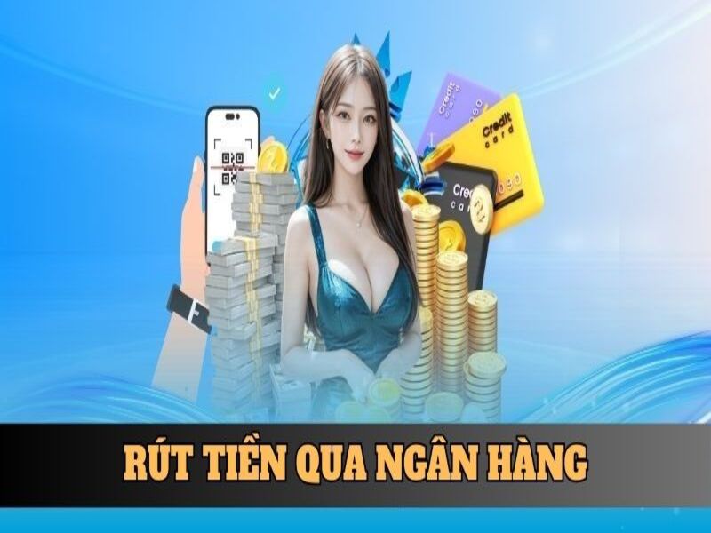 Rút tiền qua ngân hàng